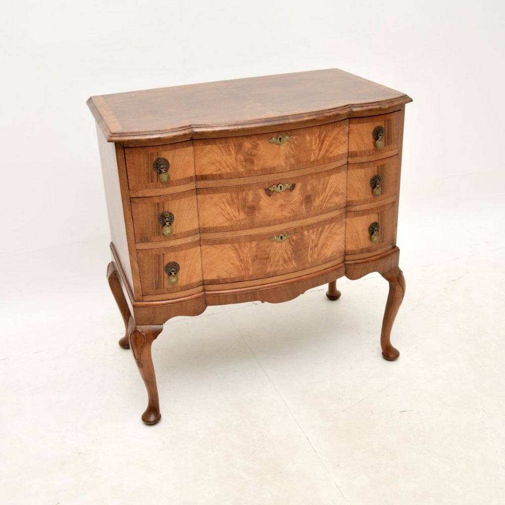 Antique Figured Walnut Chest of Drawers
