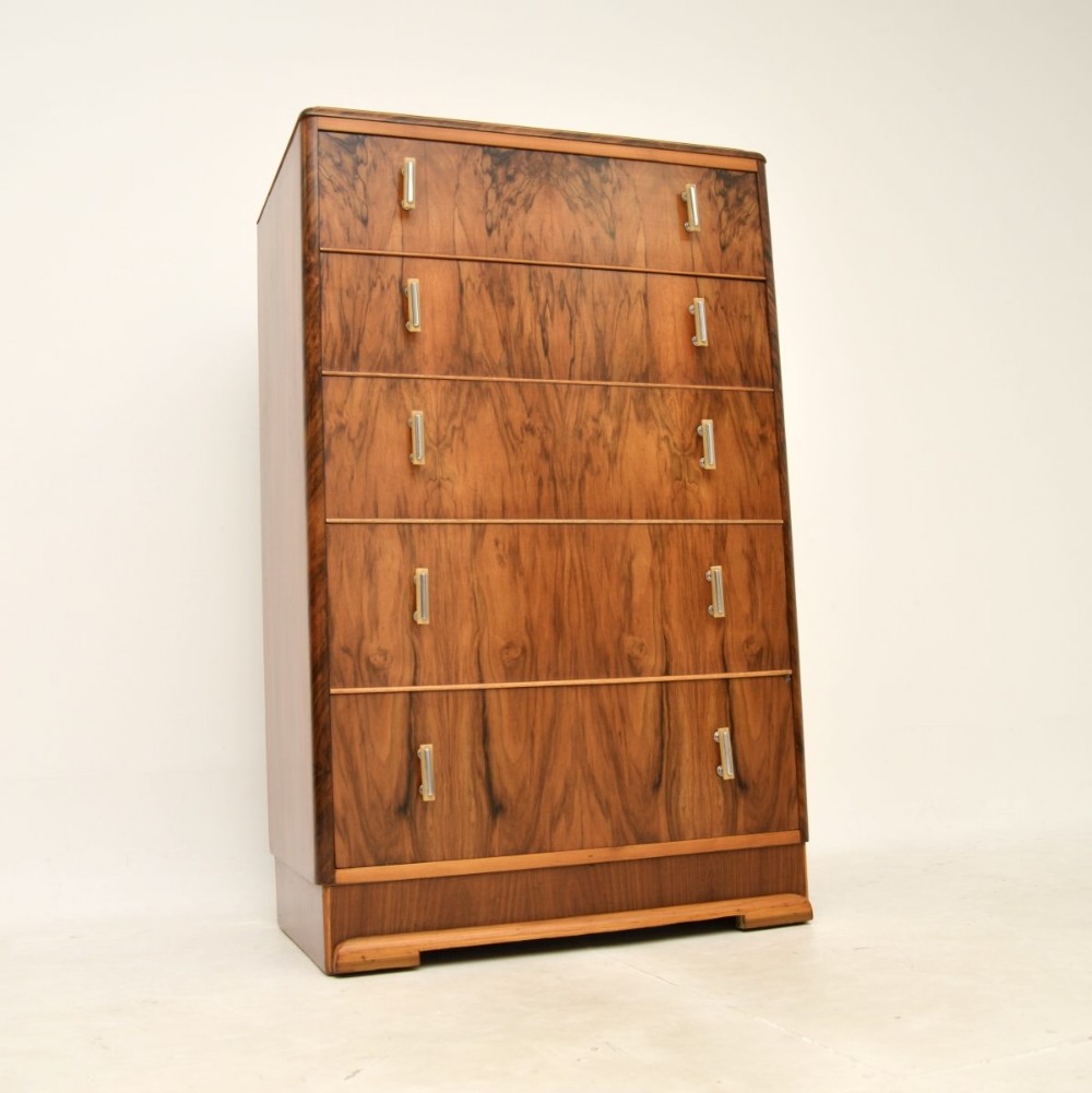 Art Deco Burr Walnut Chest of Drawers
