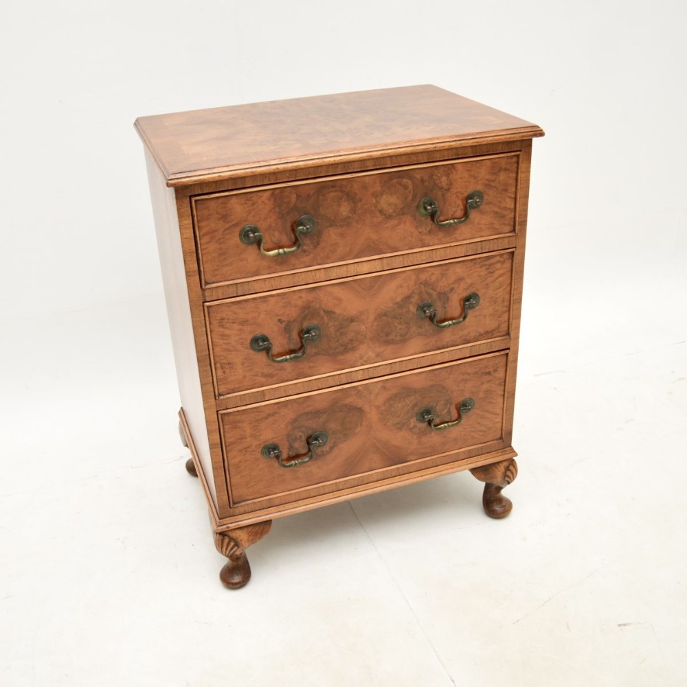Antique Burr Walnut Chest of Drawers
