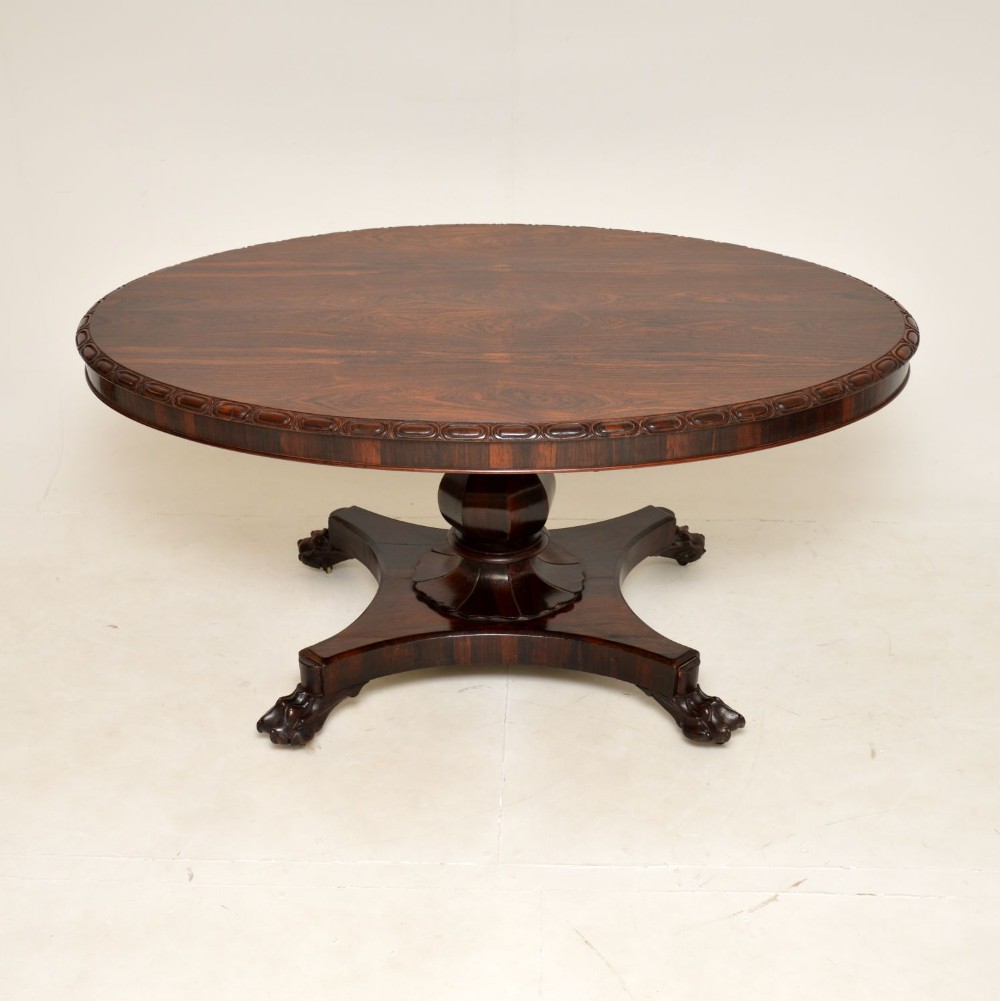 Antique William IV Period Rosewood Dining Table
