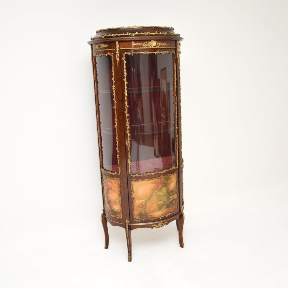 Antique French Ormolu Mounted Display Cabinet
