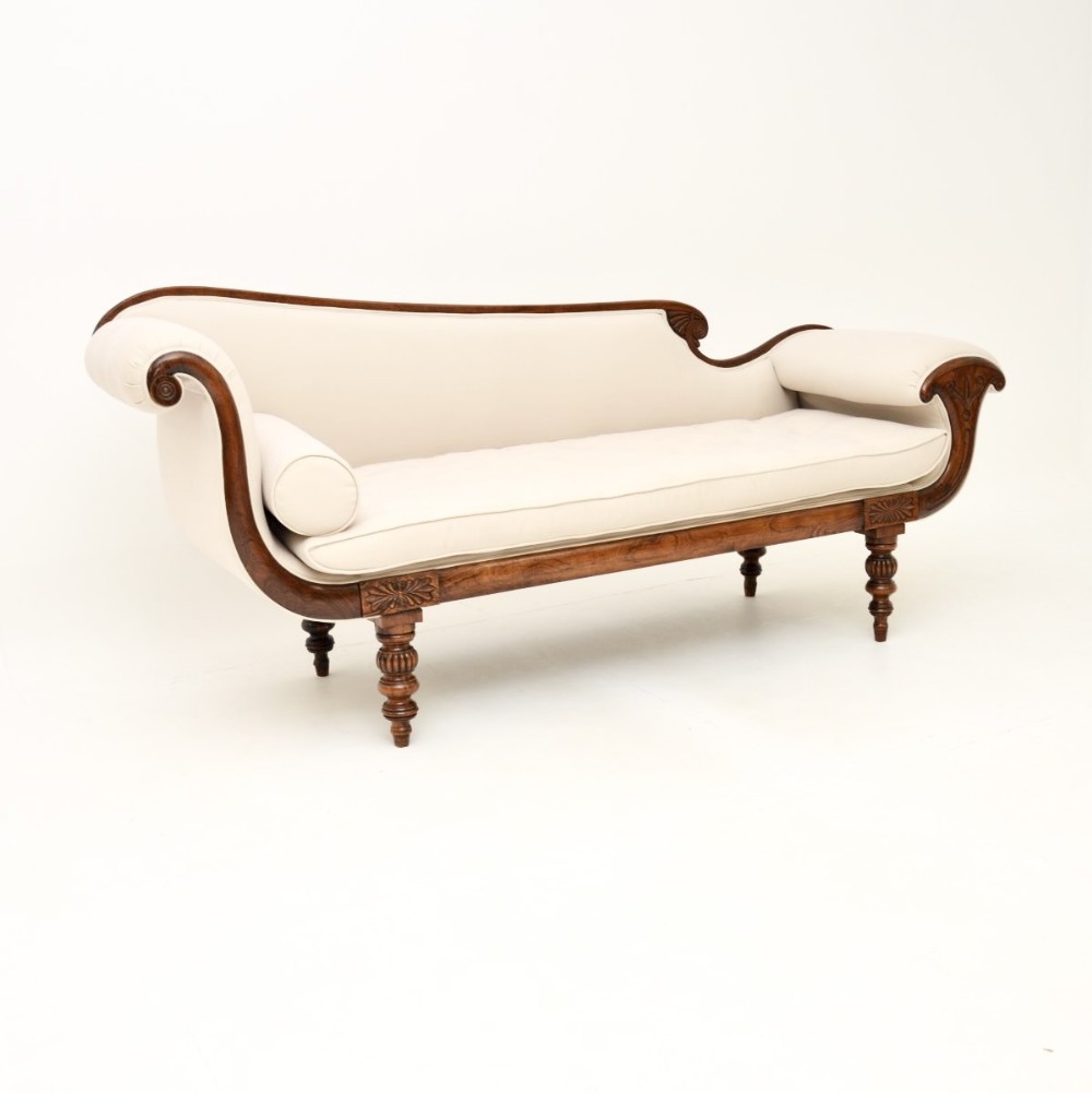 Antique Regency Period Chaise Longue
