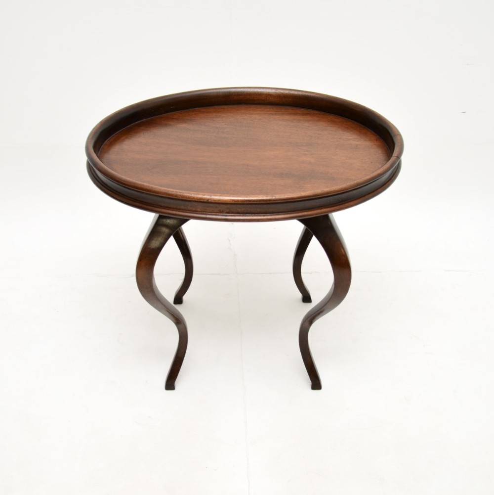 Antique Edwardian Mahogany Coffee Table
