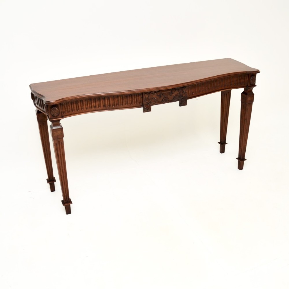 Antique Edwardian Mahogany Console Table
