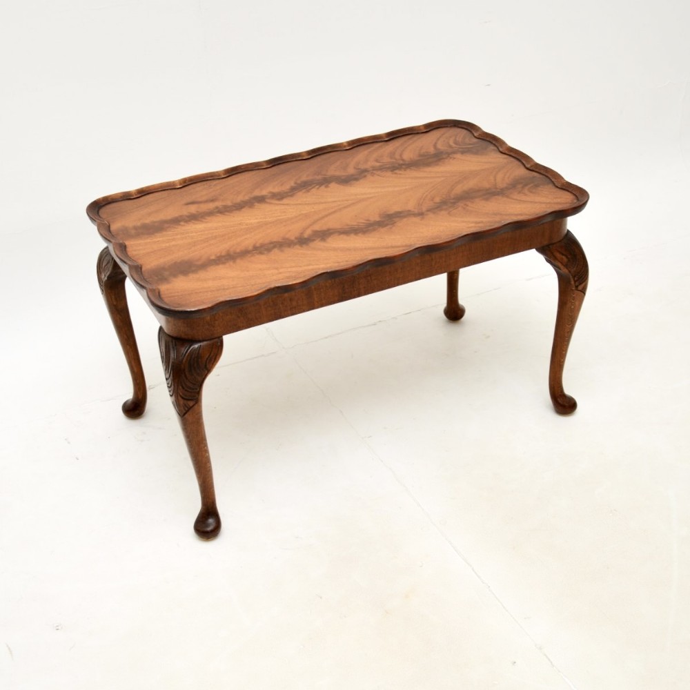 Antique Mahogany Pie Crust Coffee Table
