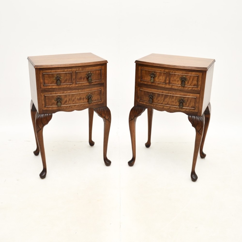 Pair of Antique Mahogany Bedside Chests
