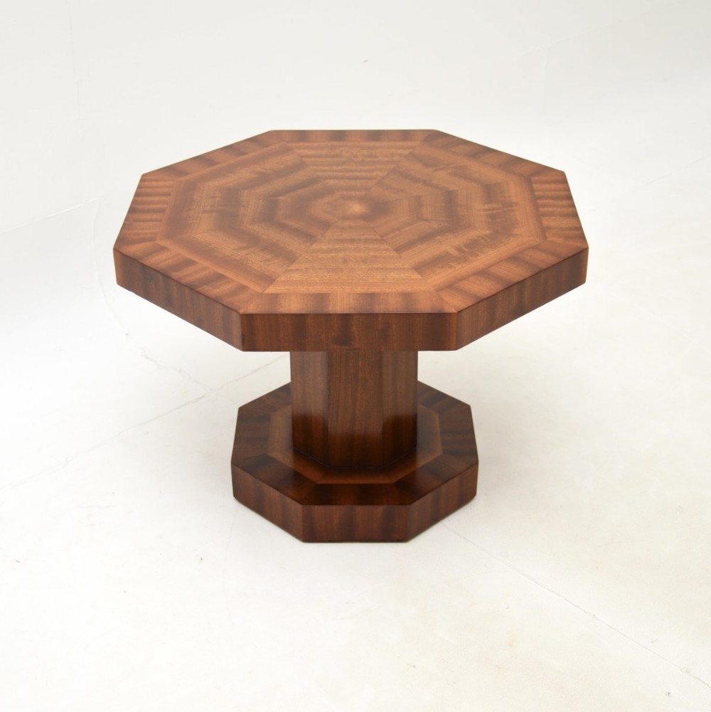 Art Deco Mahogany Occasional Side Table / Coffee Table
