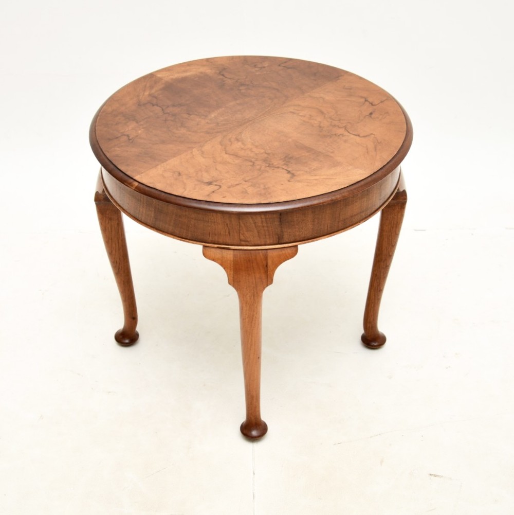 Antique Figured Walnut Occasional Side / Coffee Table
