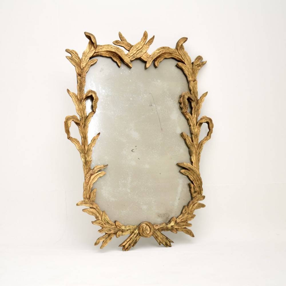 Antique French Giltwood Mirror
