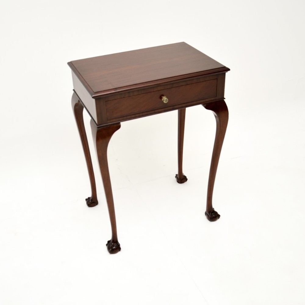 Antique Edwardian Mahogany Side Table
