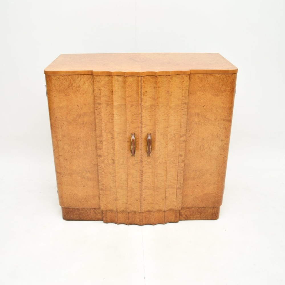 Art Deco Burr Walnut Cabinet by Harry and Lou Epstein

