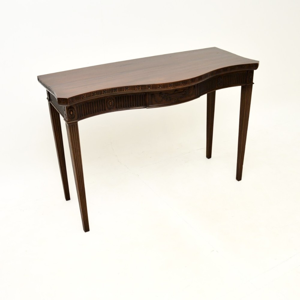 Antique Edwardian Mahogany Console Table
