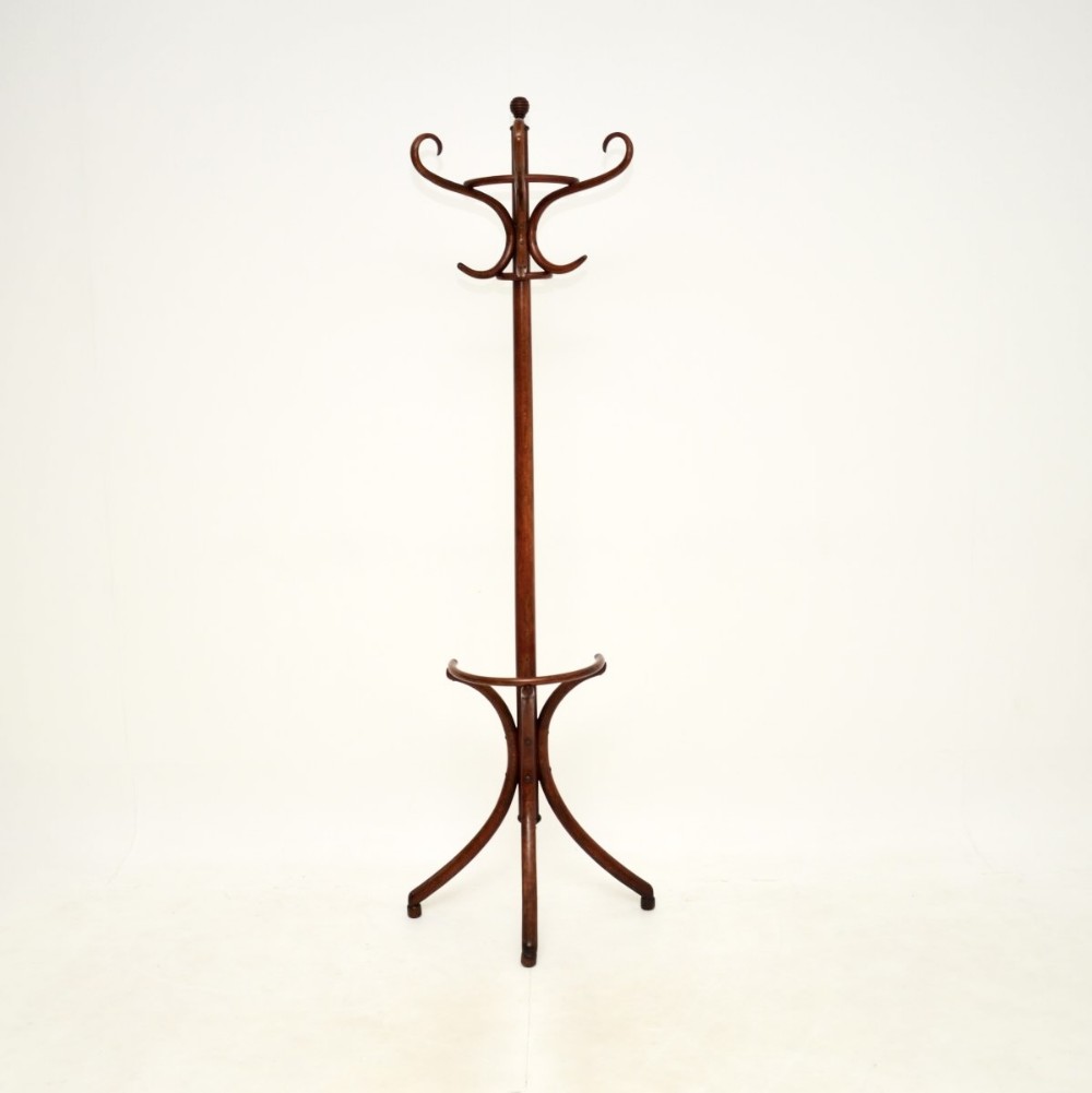 Antique Bentwood Half Hatstand / Coat Rack
