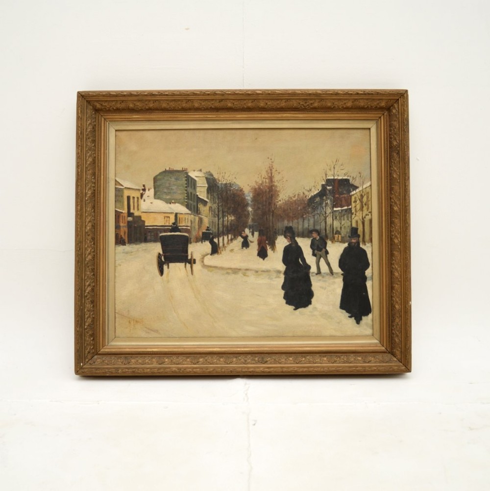 Antique Signed and Framed Oil Painting
