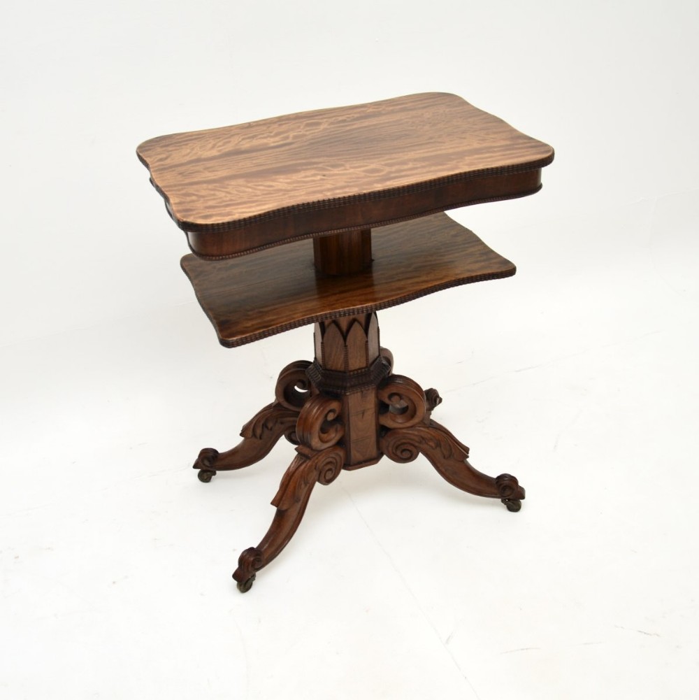 Antique William IV Mahogany Occasional Side Table
