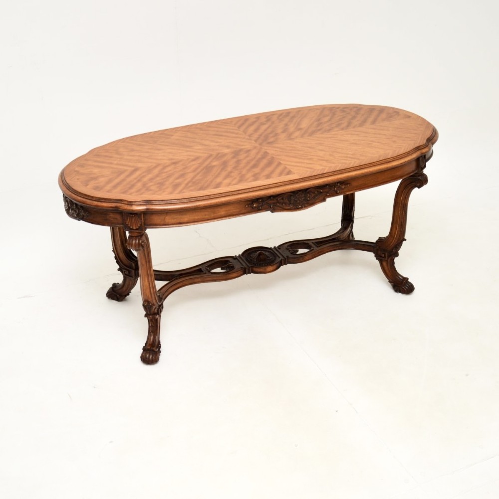 Antique French Satin Wood Coffee Table
