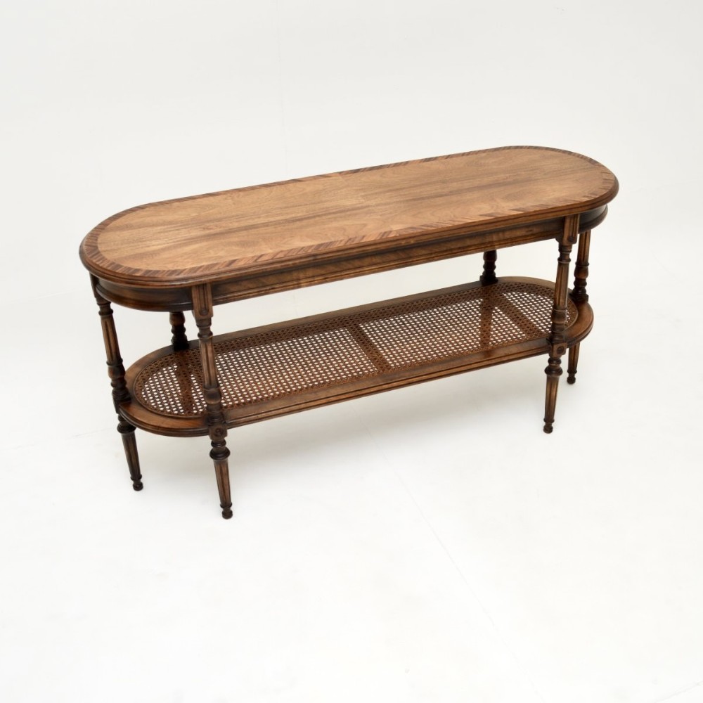 Antique French Walnut Side / Coffee Table
