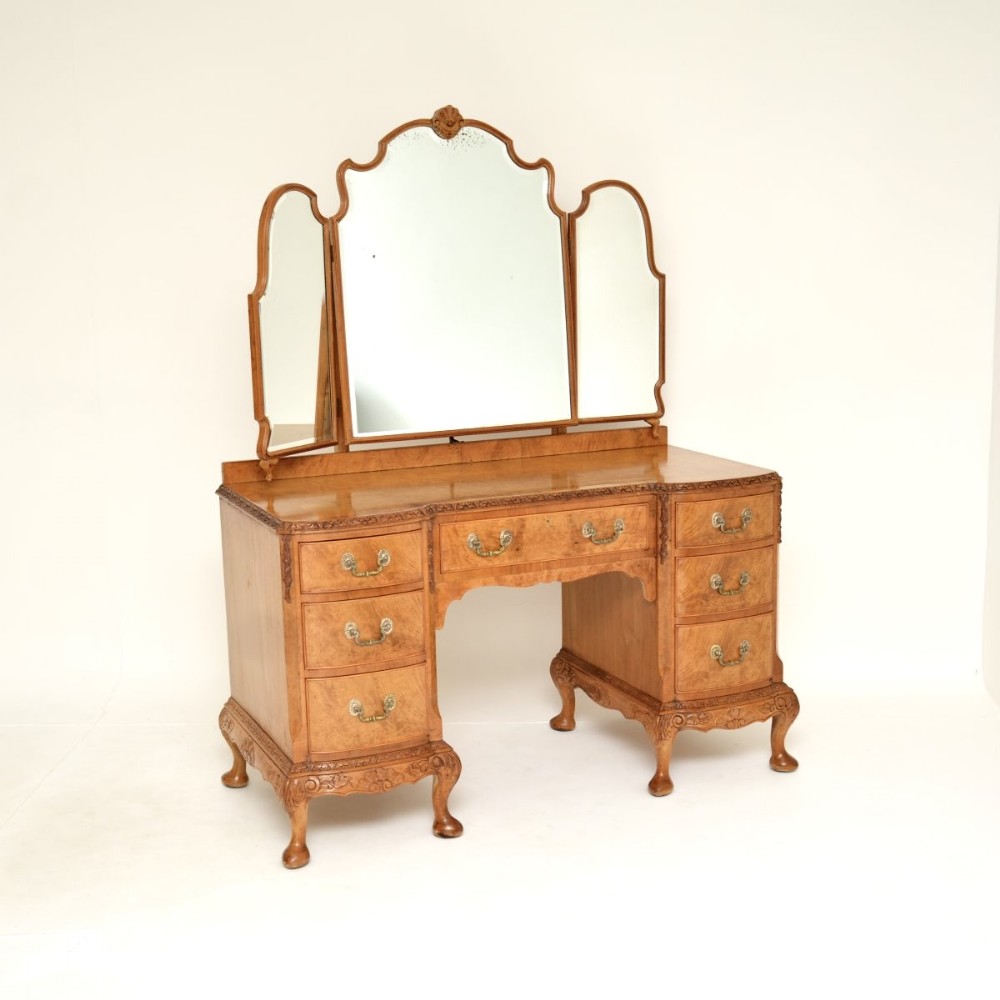 Antique Burr Walnut Dressing Table
