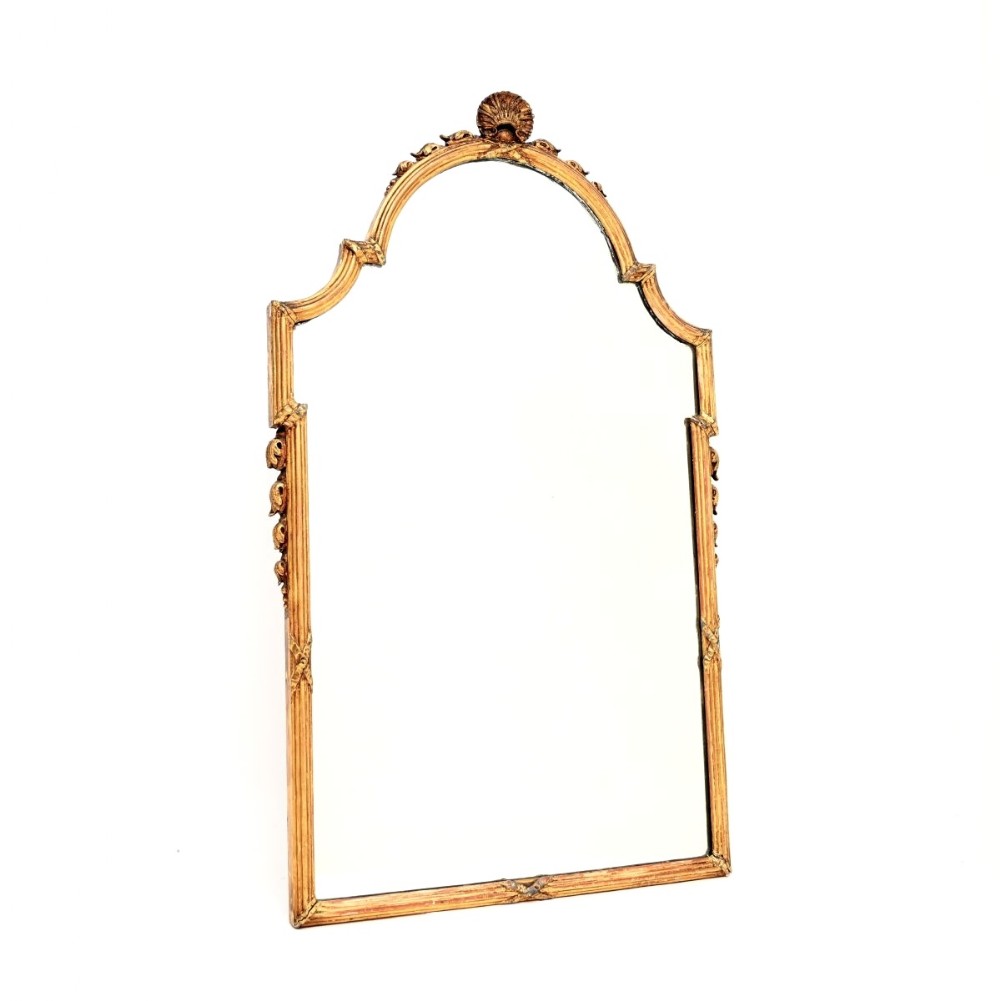 Antique French Gilt Wood Mirror

