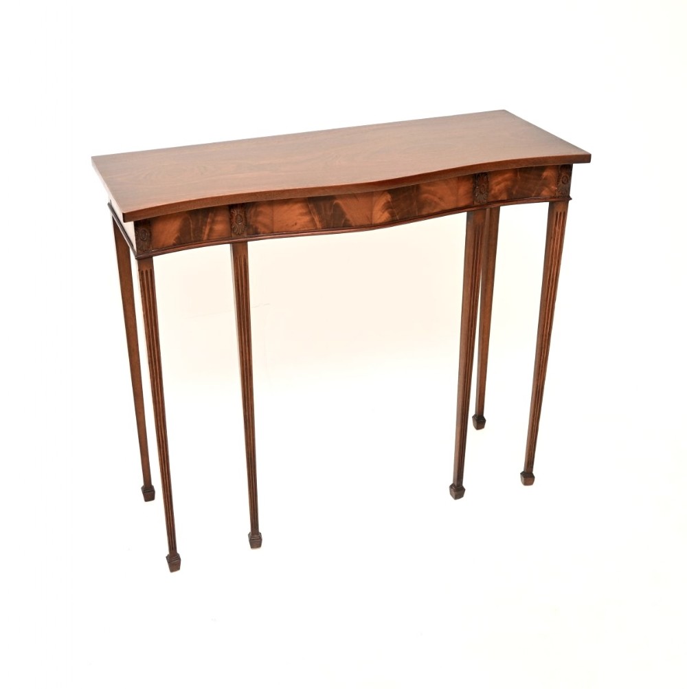 Antique Edwardian Mahogany Console Table
