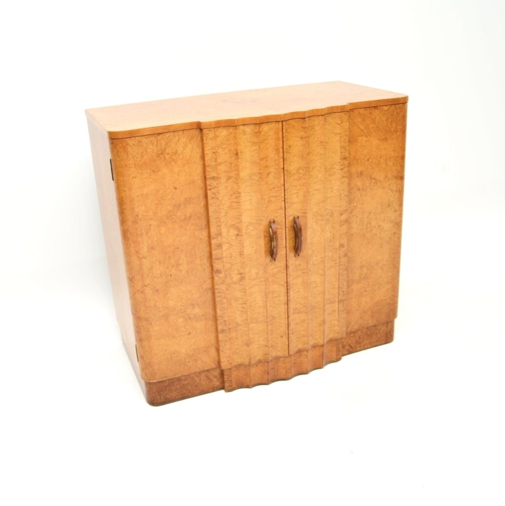 Art Deco Burr Walnut Cabinet by Harry and Lou Epstein
