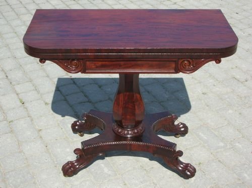 Antique Regency Mahogany Tea Table