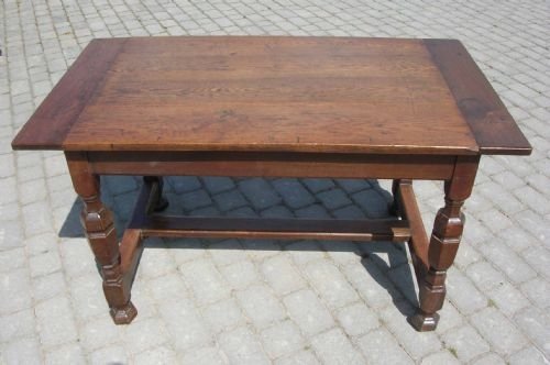 Antique Oak Refectory Kitchen Table