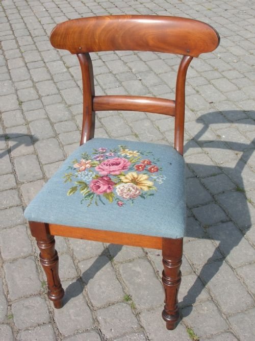 Antique Mahogany Regency Office Desk Chair