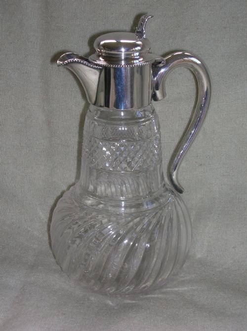 Antique Silver Claret Jug