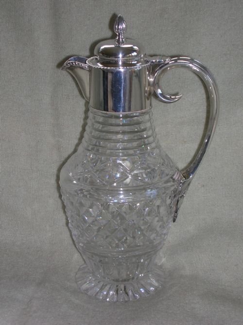 Antique Victorian Silver Claret Jug