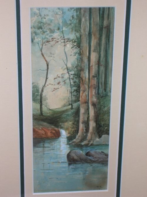 Antique Watercolour Painting