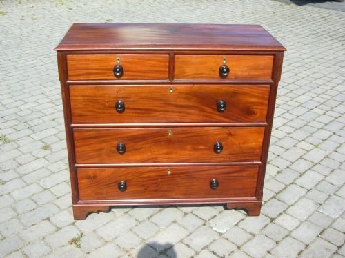 Antique Victorian Mahogany Chest