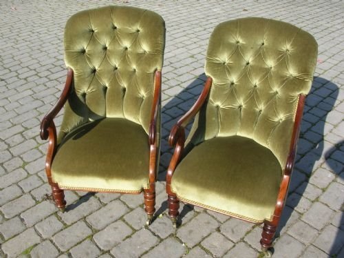 Antique Pair of Regency Armchairs