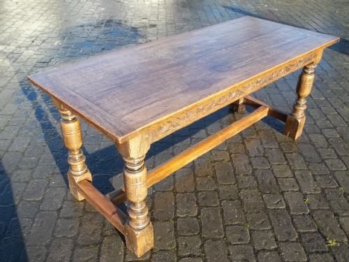 Antique Oak Refectory Table