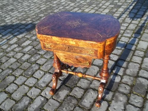 Antique Walnut Games Table
