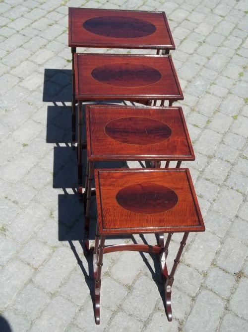 Antique Set Mahogany Coffee Tables
