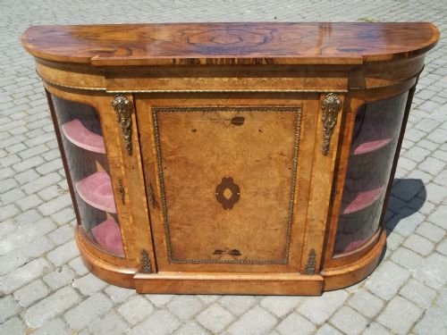Antique Victorian Walnut Credenza