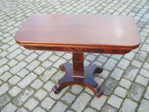 Antique Regency Mahogany Tea Table