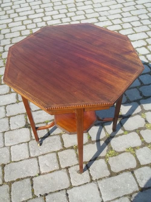 Antique Mahogany Lamp Table