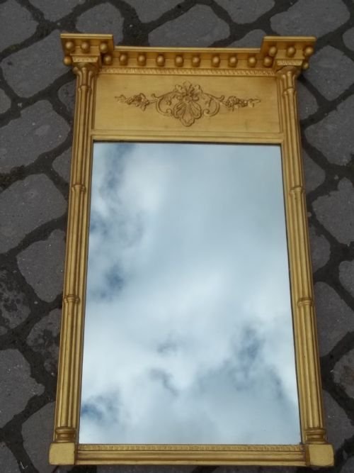 Antique Georgian Gilt Pier Mirror