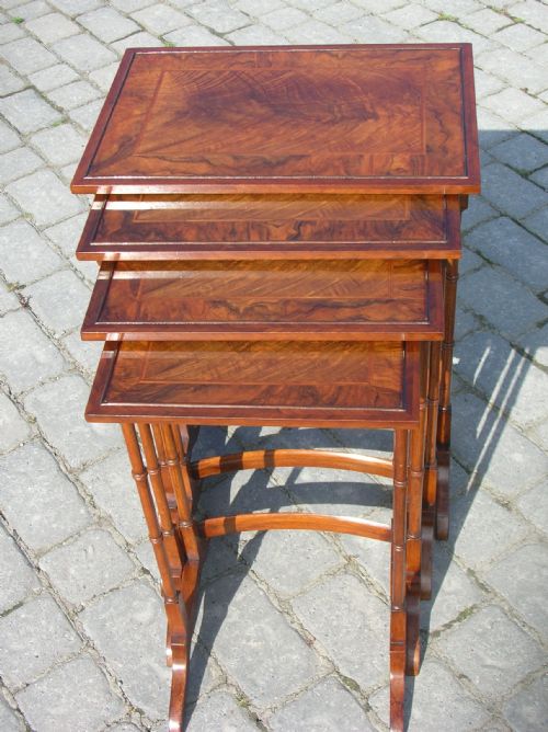Antique Set of Walnut Tables