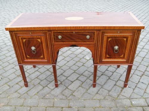 Antique Regency Mahogany Inlaid Sideboard