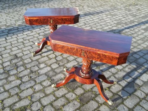 Antique Pair of Mahogany Card Tables