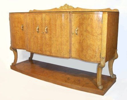 Antique Art Deco Walnut Epstein Sideboard
