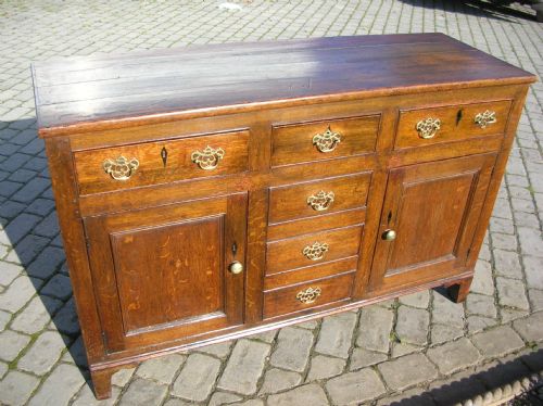 Antique Georgian Oak Dresser Base