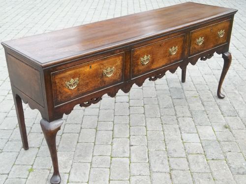 Antique Georgian Oak Dresser Base