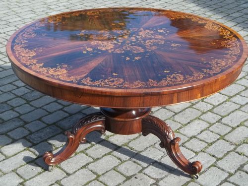 Antique Rosewood Centre Table