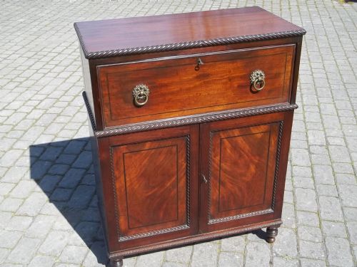 Antique Mahogany Secretaire Cupboard