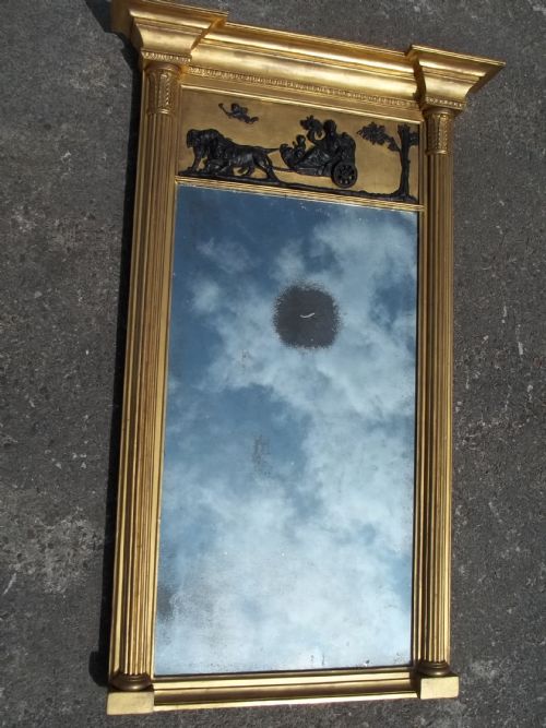 Antique Regency Gilt Pier Mirror