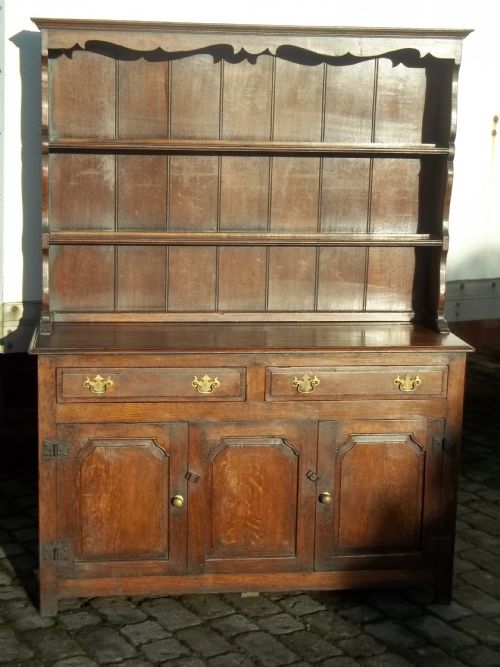 Antique Welsh Oak Small 18th/19th Georgian Cottage Design Dresser